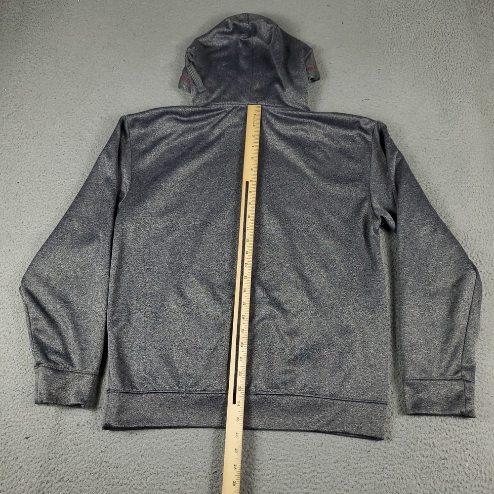 Majestic Florida State Sweater Mens Medium Gray FSU Pullover Hoodie Sweatshirt - Picture 5 of 9